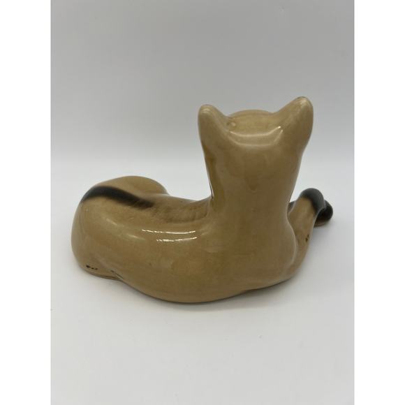 Vintage Siamese Cat Porcelain Figurine 4056 MCS Made in Brazil - Picture 3 of 10